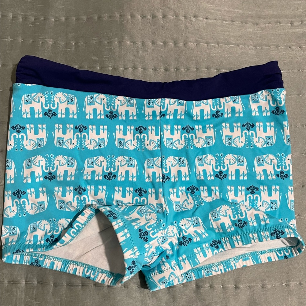 NWT Garnet Hill Kids Shorts Swimsuit Bottoms Girls Size 12